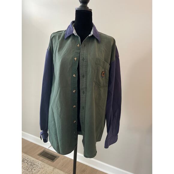 Vintage 90’s color block guess button up - Picture 4 of 8